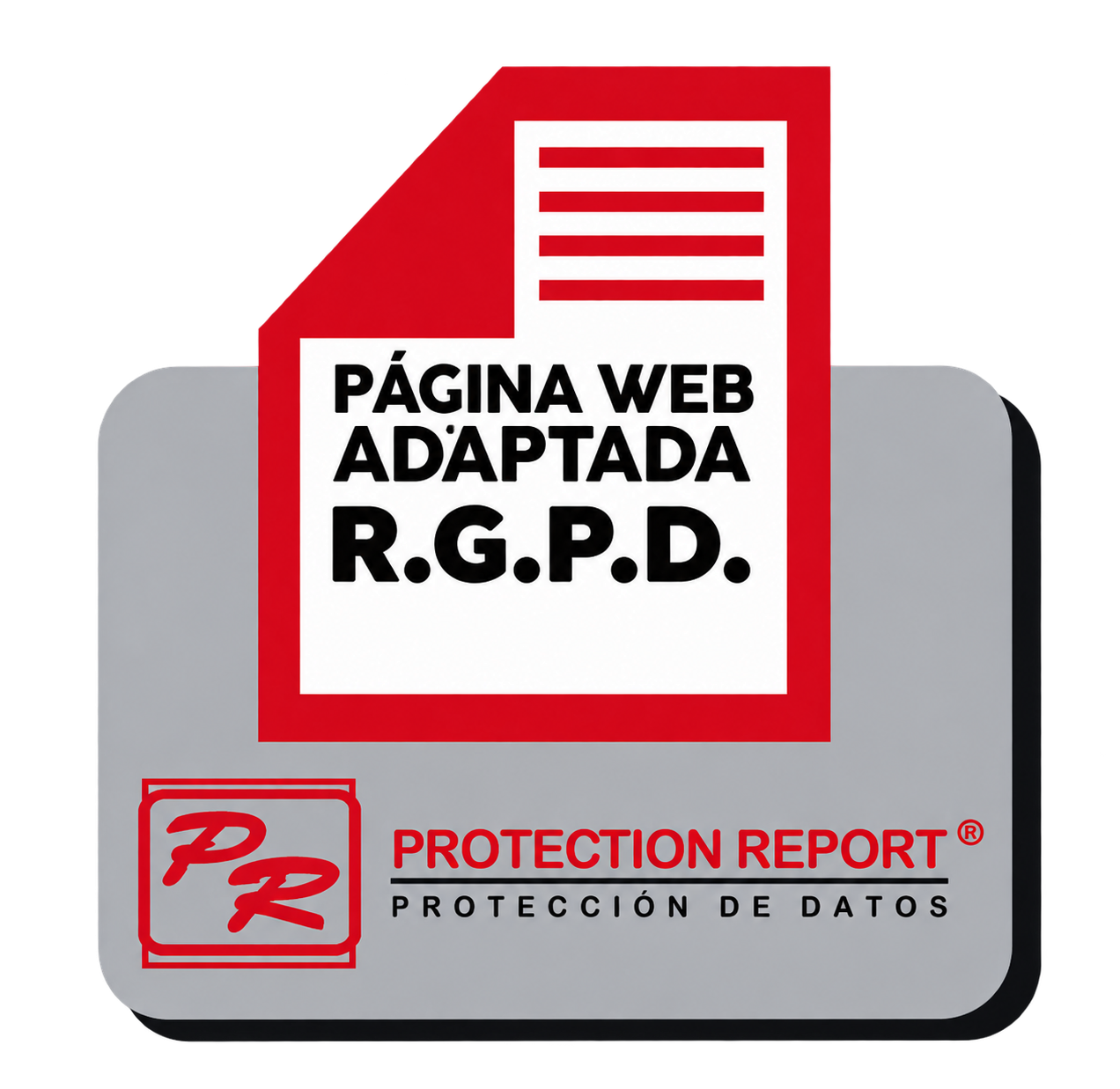 Página web adaptada RGPD — Protection Report